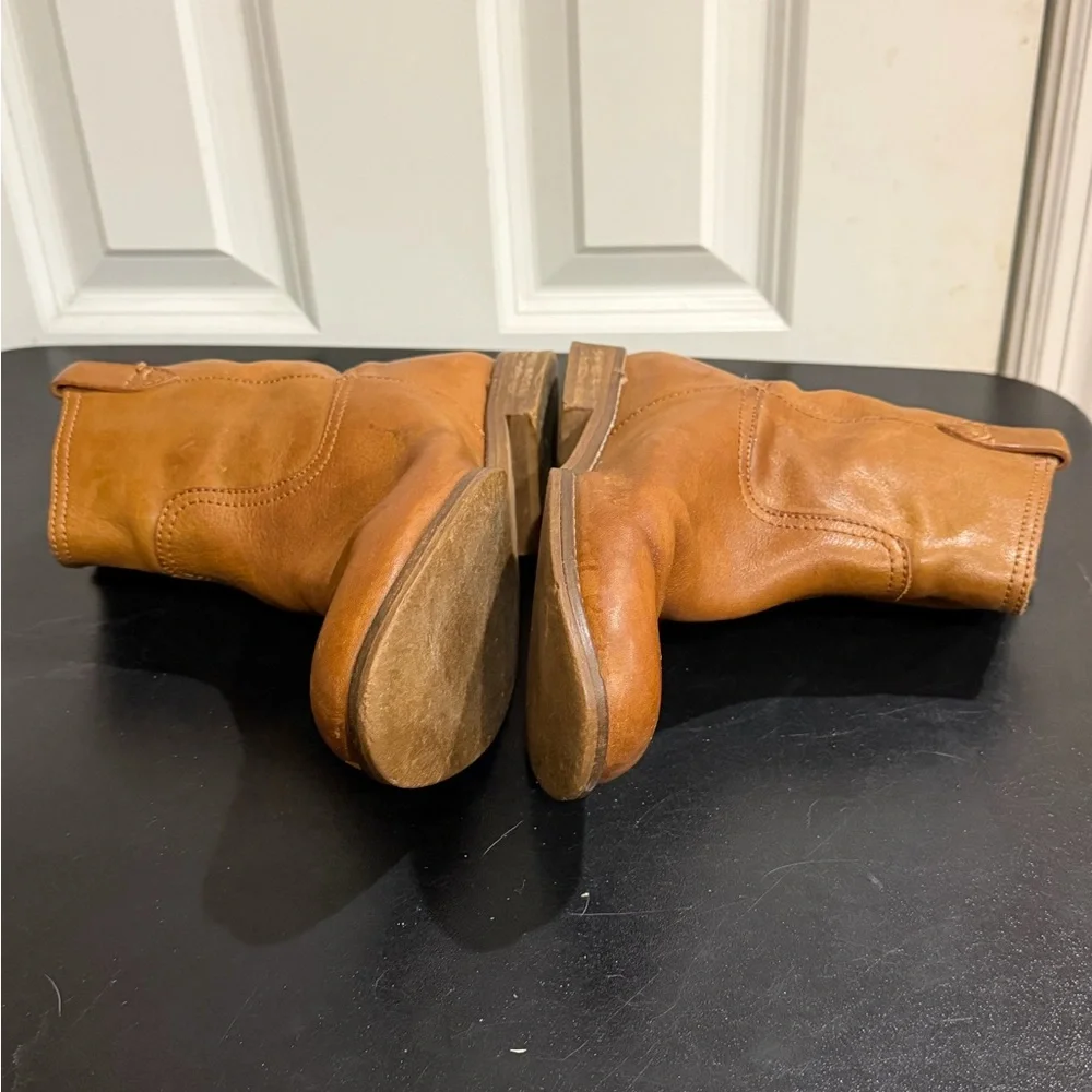 Madewell tan Leather Ankle Booties size 8